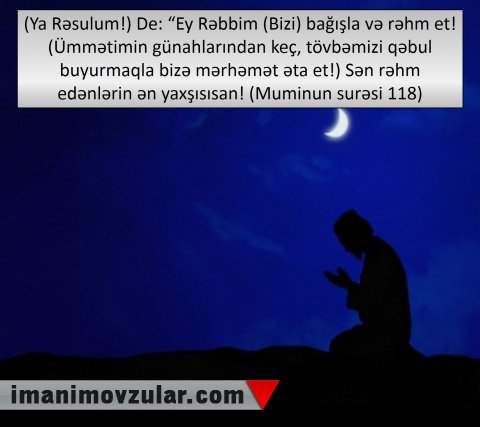 QURANDA MÜSƏLMANLARIN DUALARI